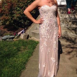 Beaded, jewel prom dress